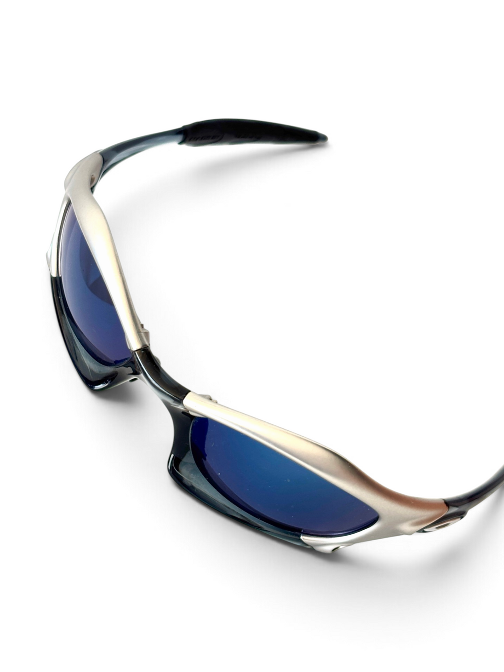 2002 Oakley Splice FMJ+ Crystal Black / Ice Iridium Sunglasses - view 8