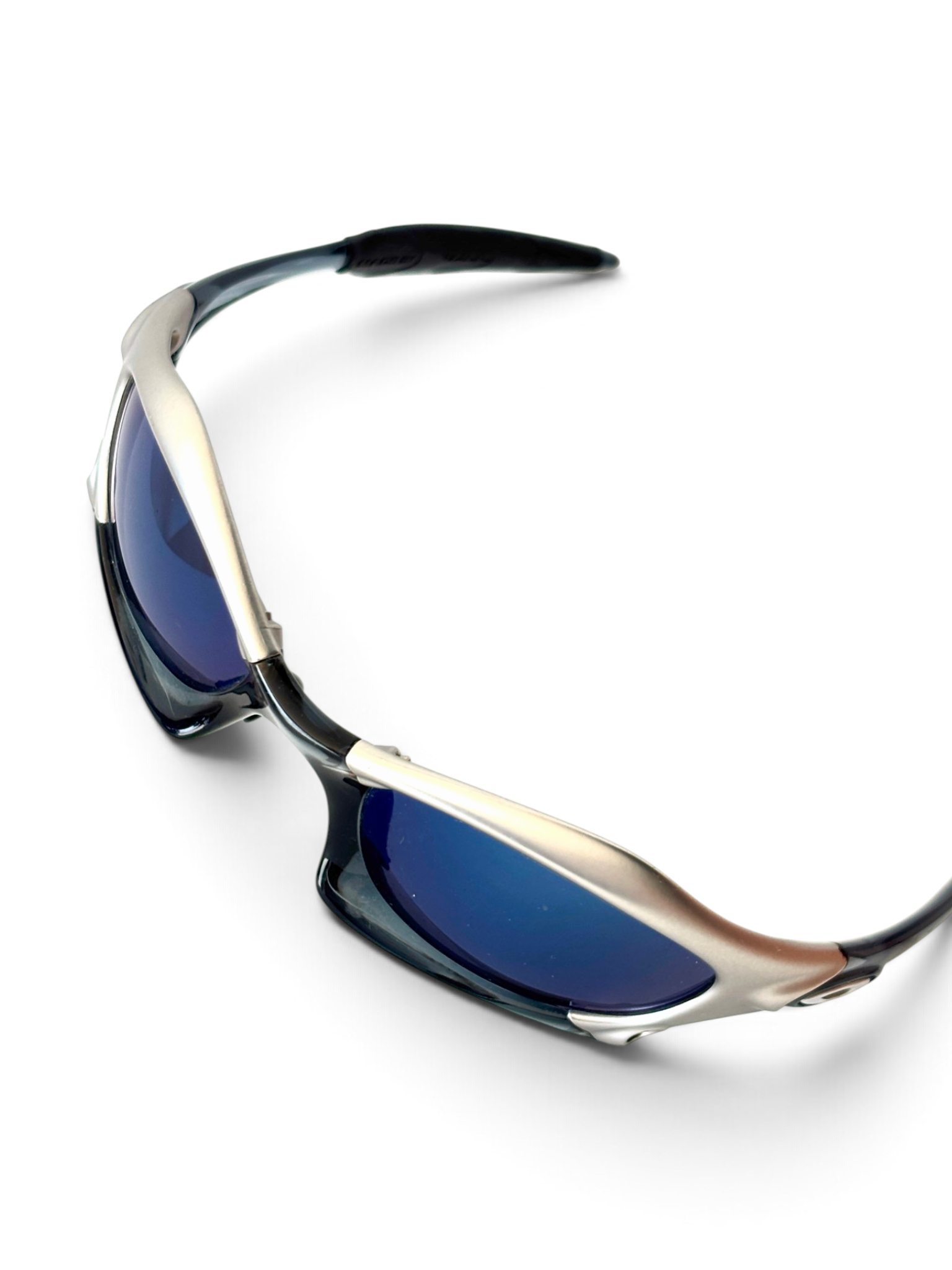 2002 Oakley Splice FMJ+ Crystal Black / Ice Iridium Sunglasses - view 8