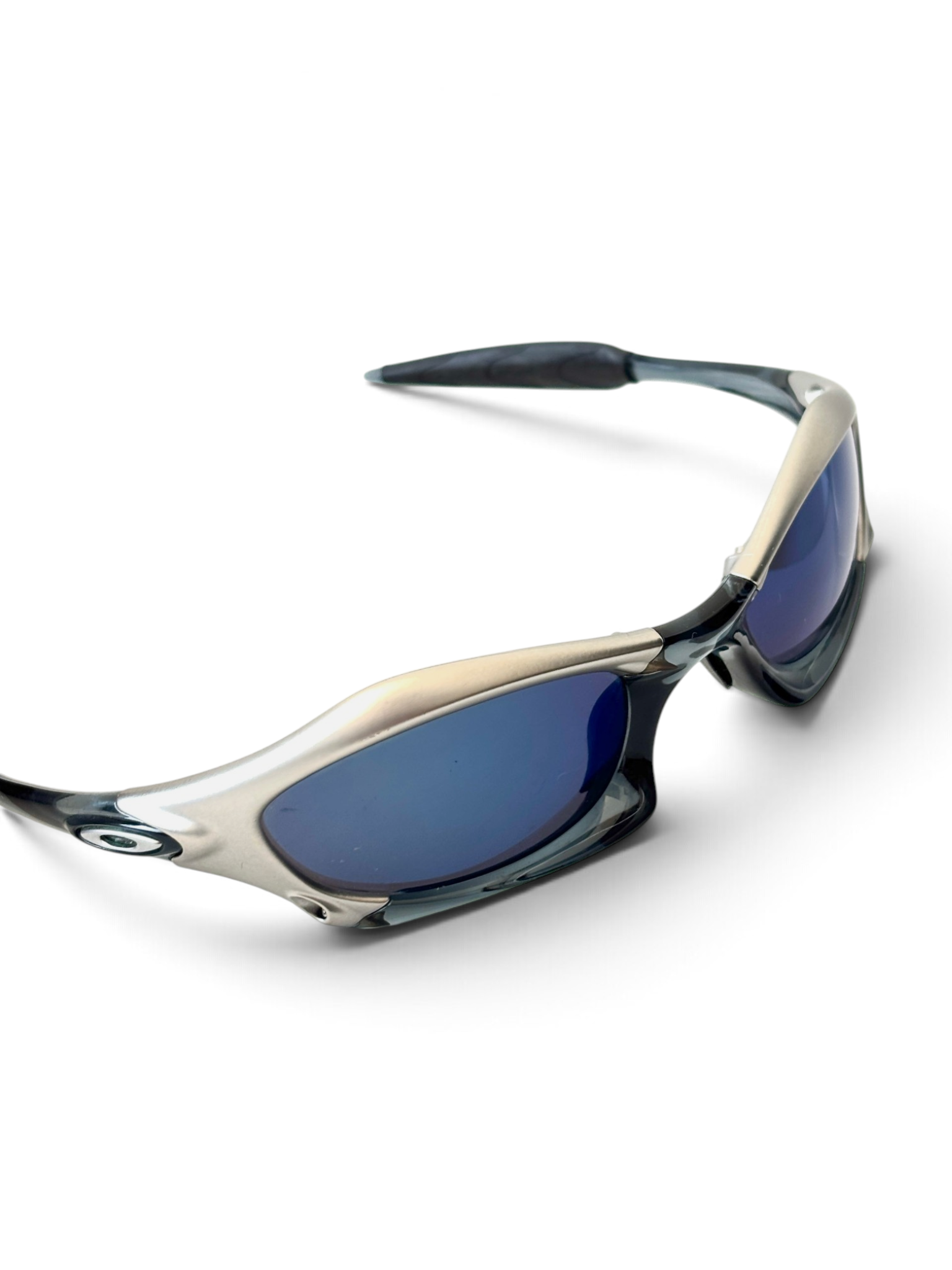 2002 Oakley Splice FMJ+ Crystal Black / Ice Iridium Sunglasses - view 5