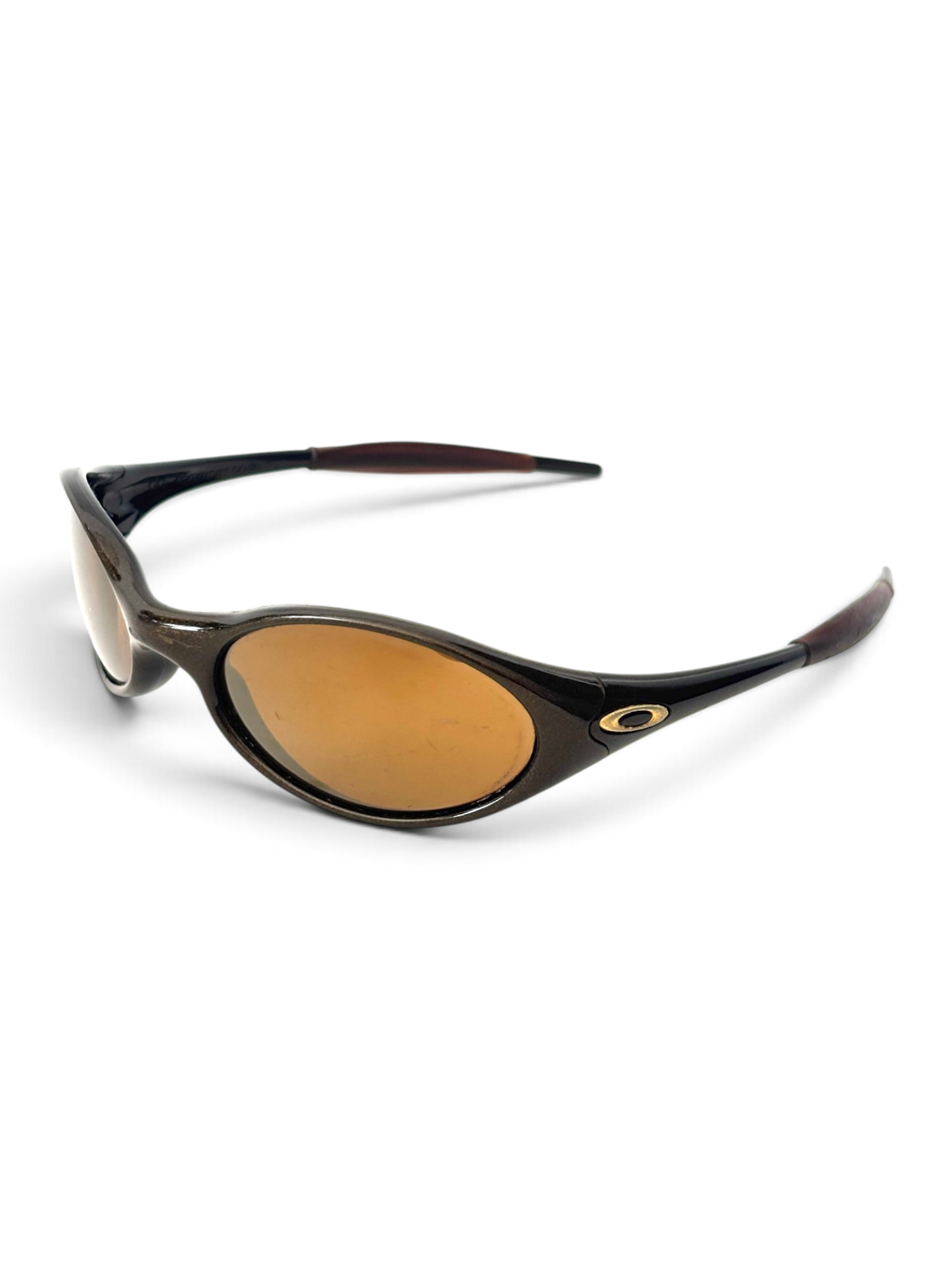 1999 Oakley Eye Jacket Black Gold / Gold Iridium Sunglasses - view 3