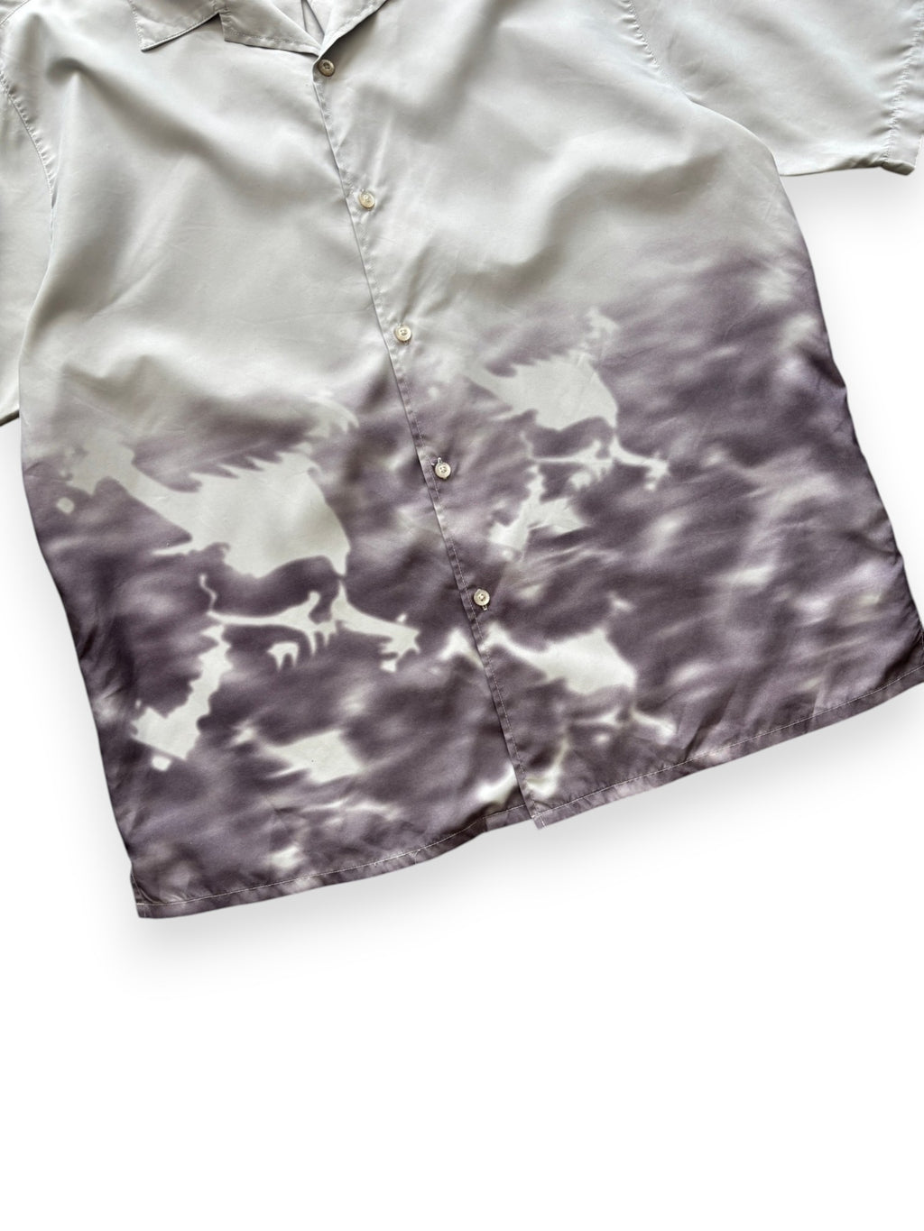 Early 2000's Oakley Skull Print Short Sleeve Shirt (XL) - view 2