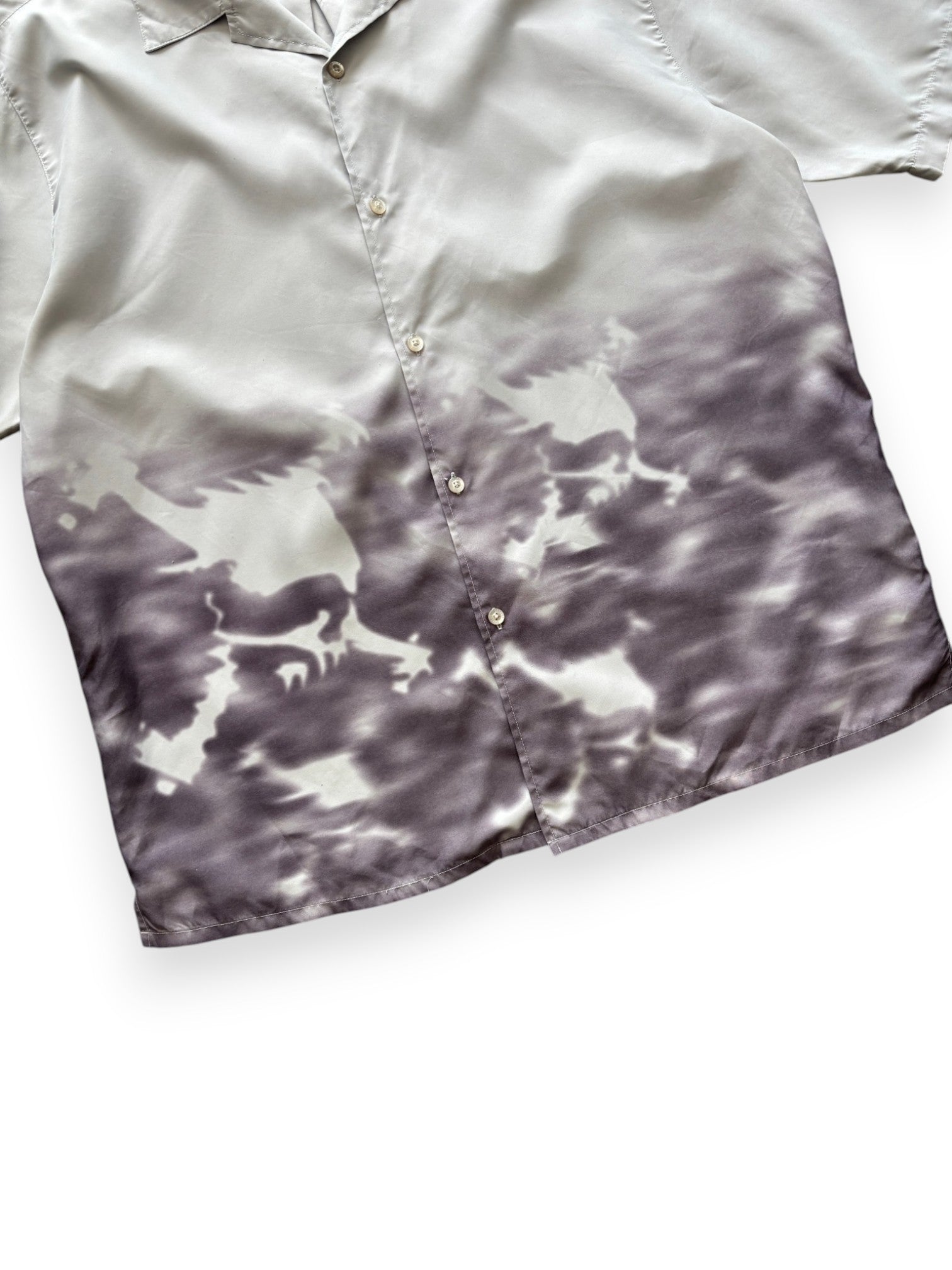 Early 2000's Oakley Skull Print Short Sleeve Shirt (XL) - view 2