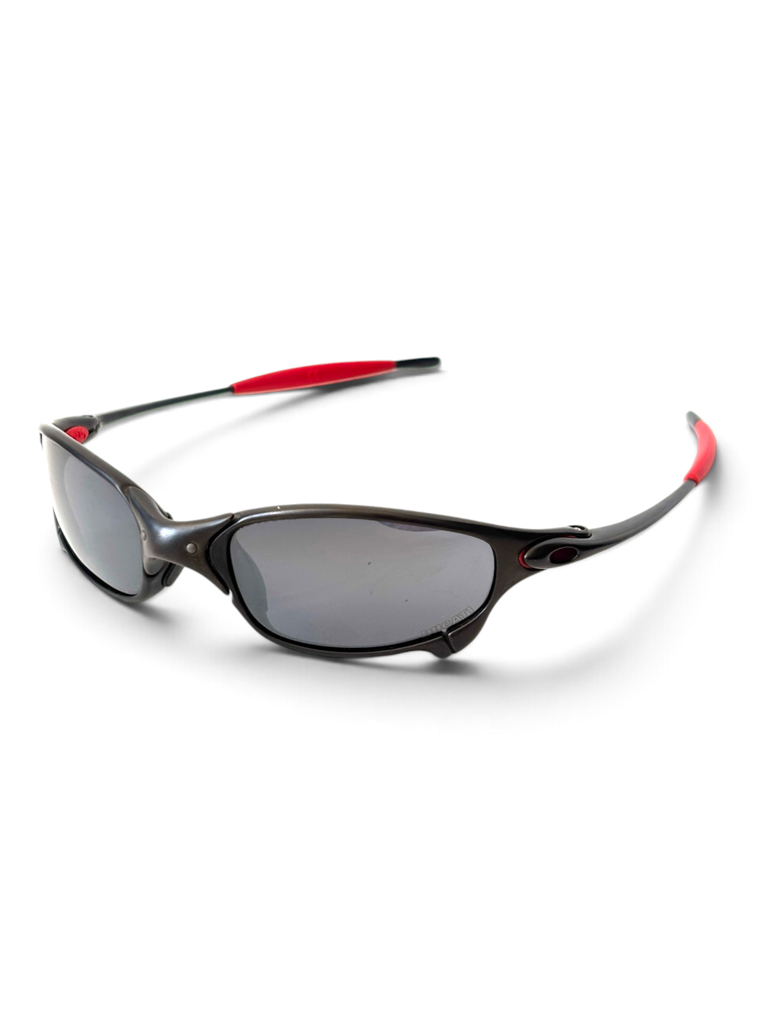 2004 Oakley Juliet Ducati 1st Gen Carbon / Black Iridium Sunglasses - view 4