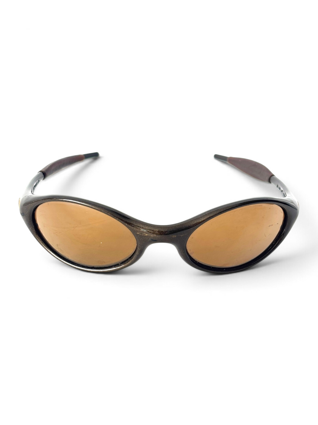 Oakley Eye Jacket sunglasses black gold metallic frame gold iridium lens