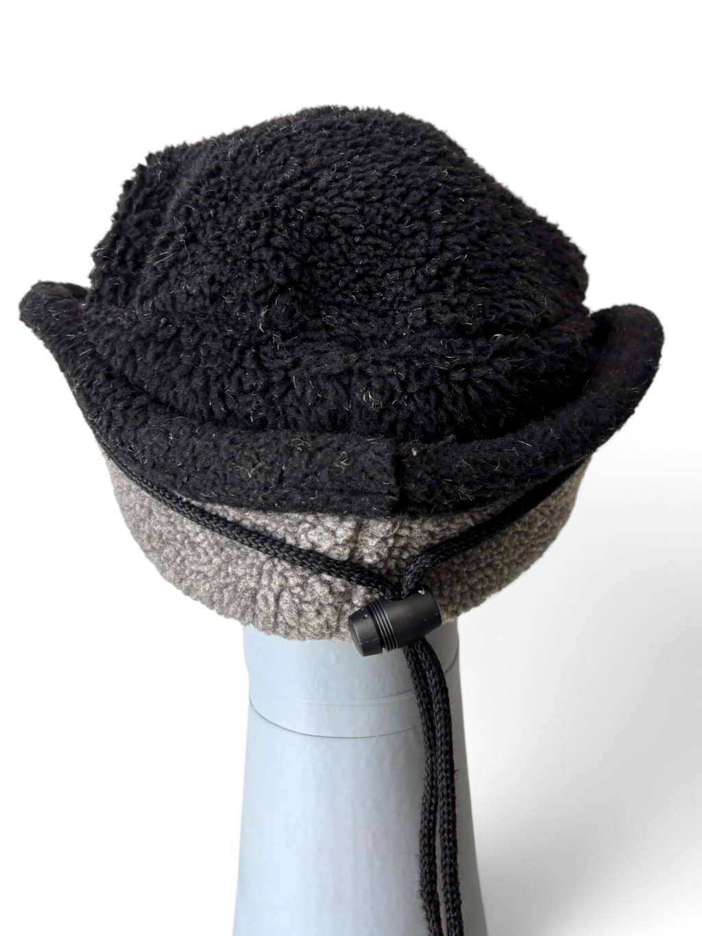 90's Oakley Software Sherpa Trapper Hat Black / Grey - view 9