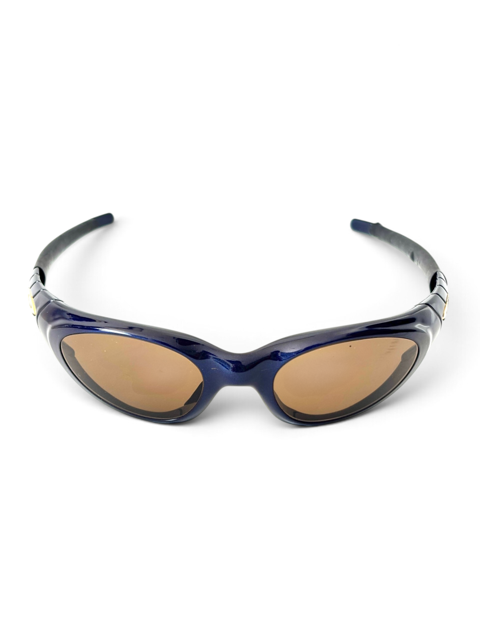 Oakley Eye Jacket 2.0 sunglasses midnight blue frame 24k gold iridium lens