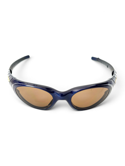 Oakley Eye Jacket 2.0 sunglasses midnight blue frame 24k gold iridium lens