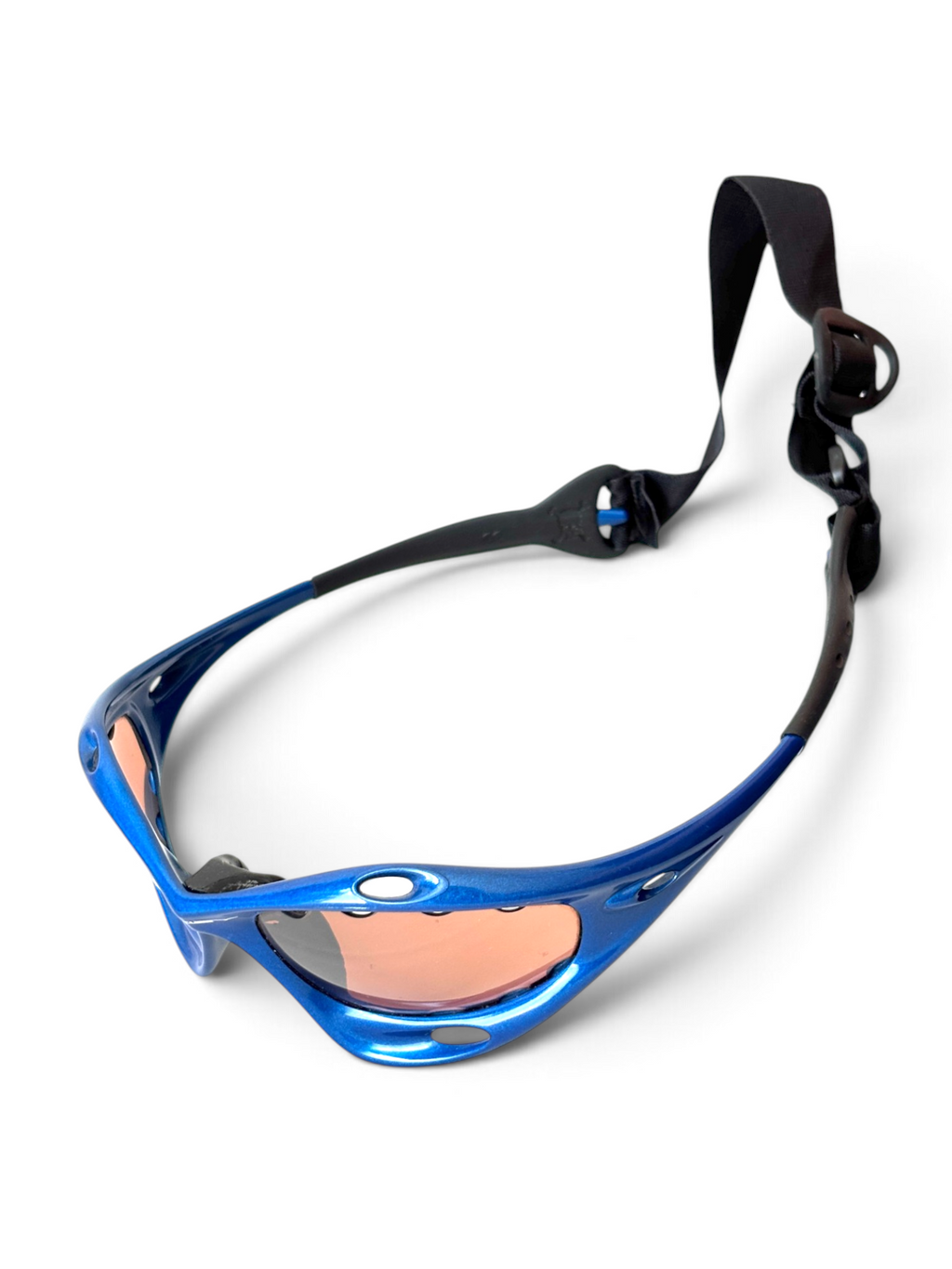 2000 Oakley Water Jacket New Blue / VR28 Sunglasses - view 5