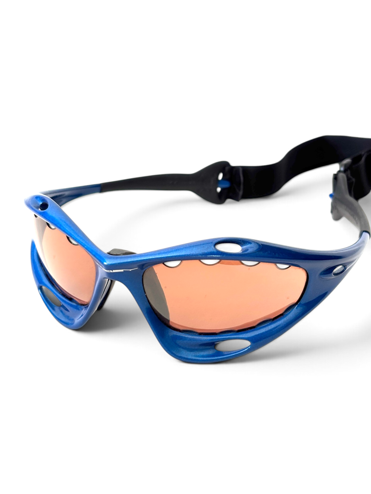 2000 Oakley Water Jacket New Blue / VR28 Sunglasses - view 10