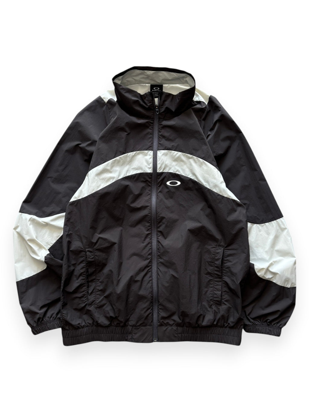 Oakley Enhance Aclife black and white windbreaker jacket