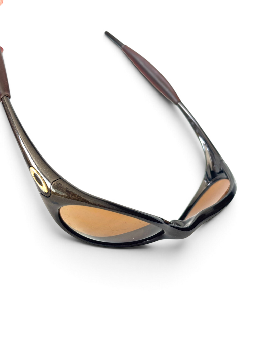 1999 Oakley Eye Jacket Black Gold / Gold Iridium Sunglasses - view 8