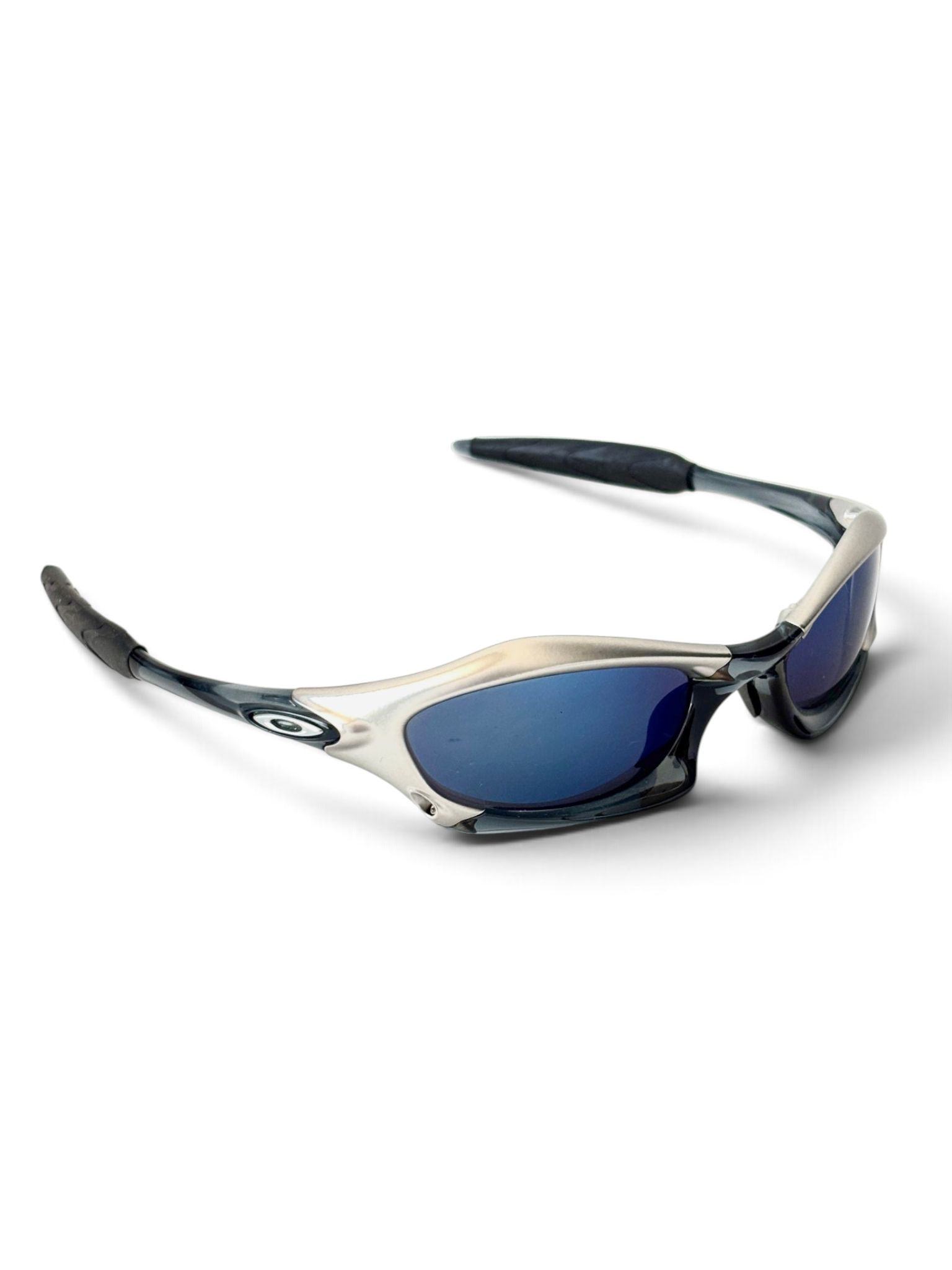 2002 Oakley Splice FMJ+ Crystal Black / Ice Iridium Sunglasses - view 3