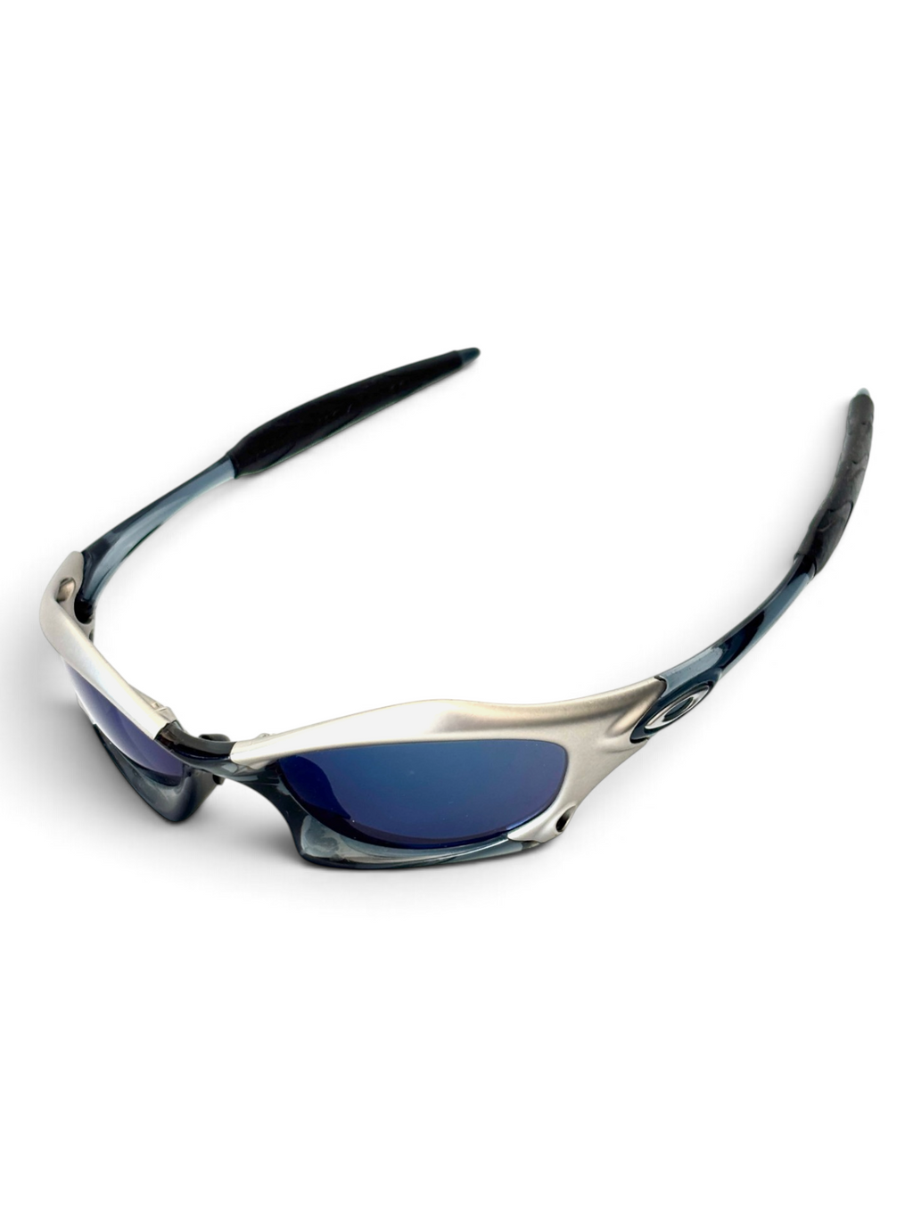 2002 Oakley Splice FMJ+ Crystal Black / Ice Iridium Sunglasses - view 6