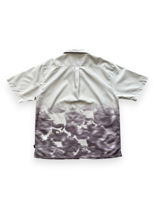 Early 2000's Oakley Skull Print Short Sleeve Shirt (XL) - view 6