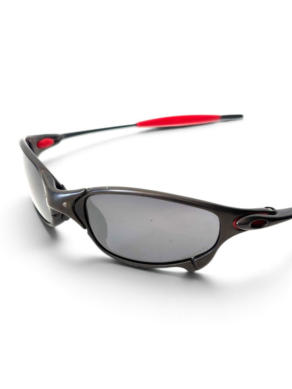 2004 Oakley Juliet Ducati 1st Gen Carbon / Black Iridium Sunglasses - view 12