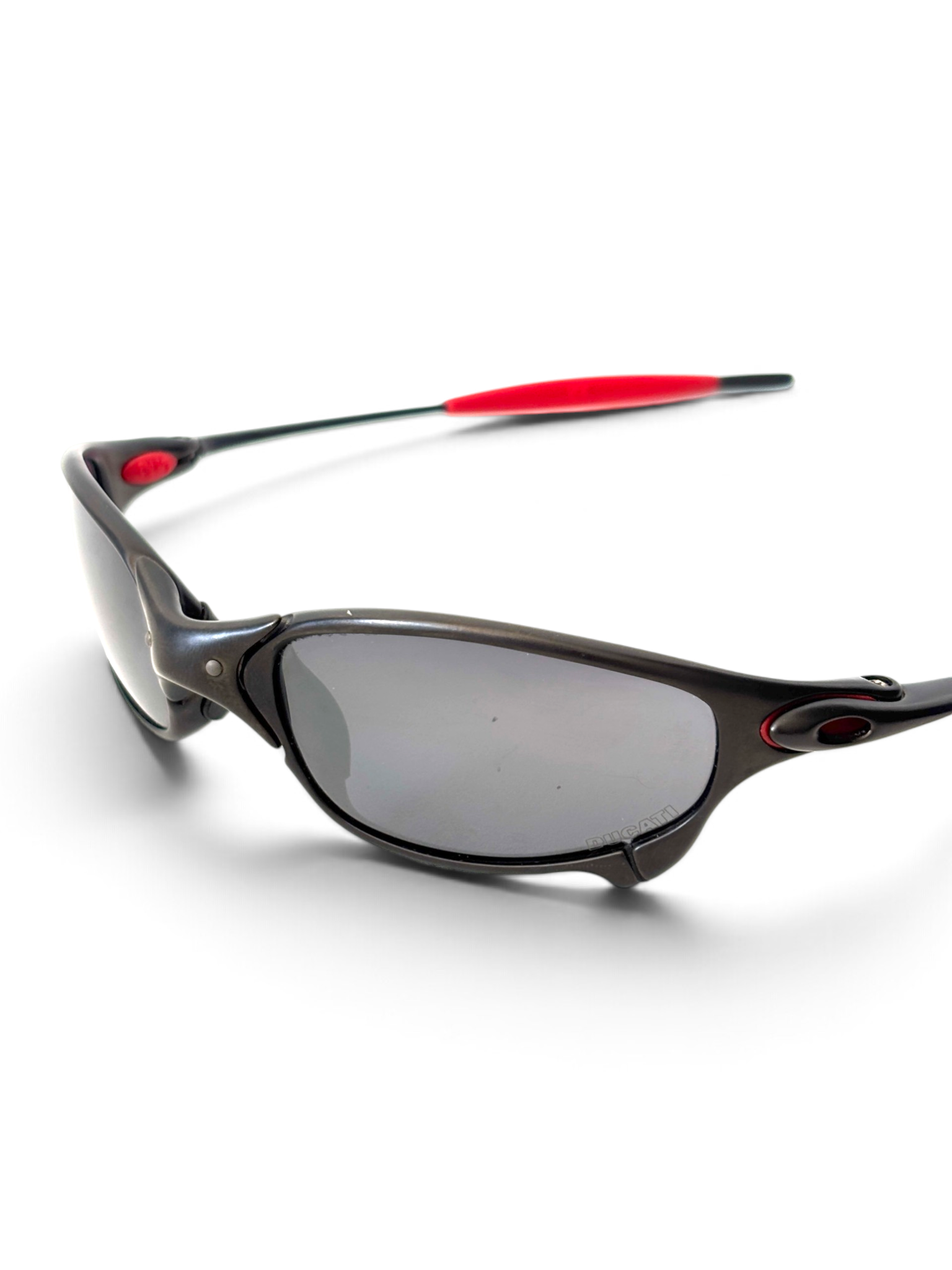 2004 Oakley Juliet Ducati 1st Gen Carbon / Black Iridium Sunglasses - view 12