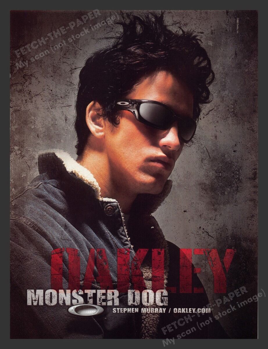 OAKLEY MONSTER DOG POLISHED BLACK / BLACK IRIDIUM (2003)